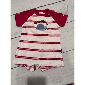 Carters  "W is for Whale" Short sleeve romper